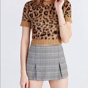 UO kimchi blue plaid skort